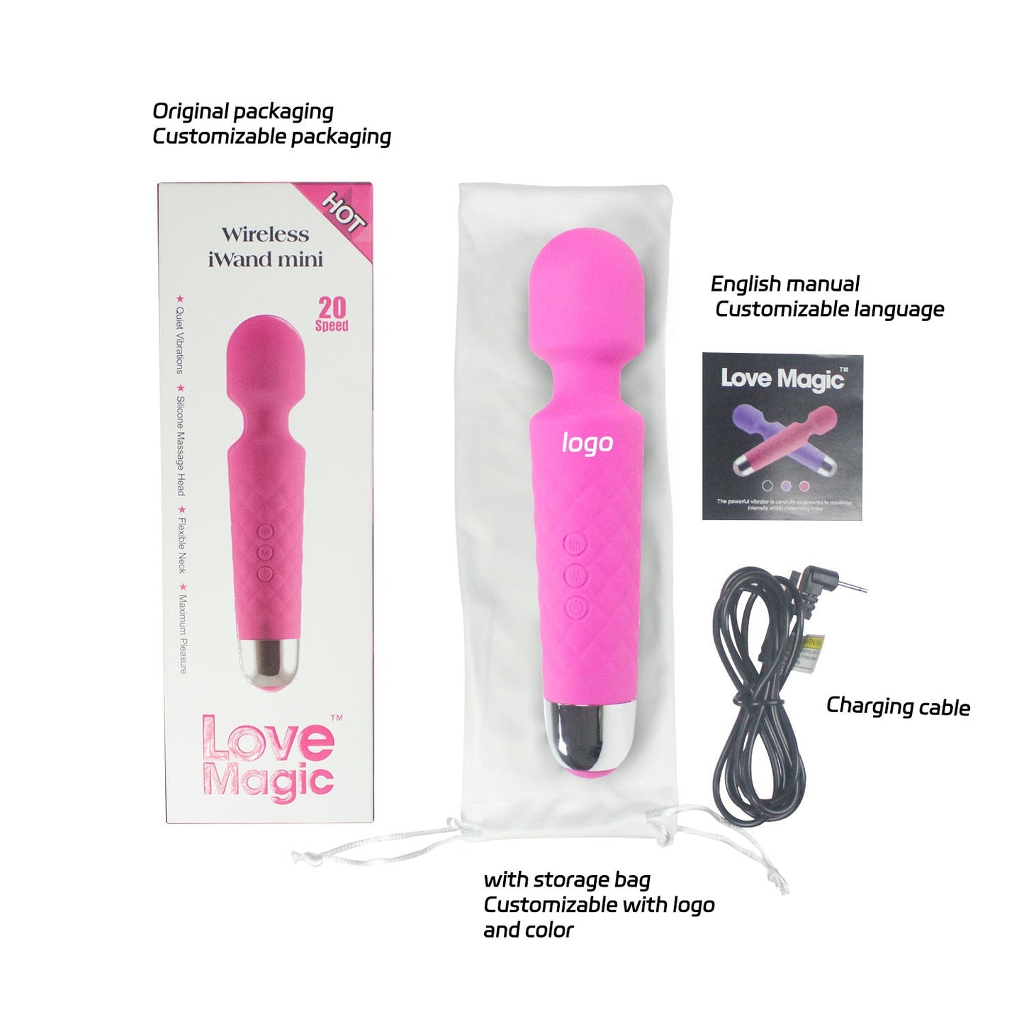 Cordless Wand Vibrator - My Store