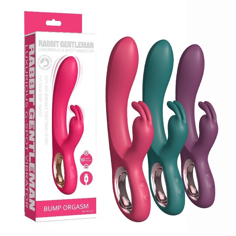Rabbit Vibrator Rechargeable Silicone G Spot Vibrator Stimulator Sex Toy - My Store